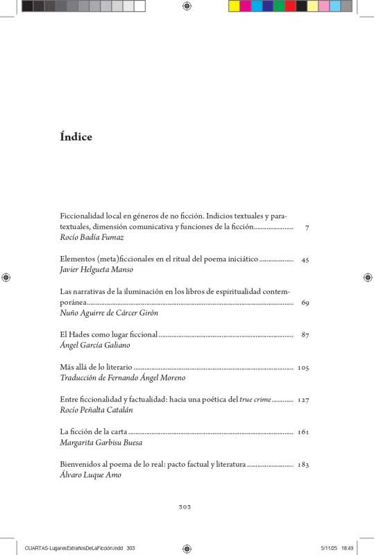 Nueva publicación del grupo: monografía colectiva "Lugares extraños de la ficción" (2025) - 3